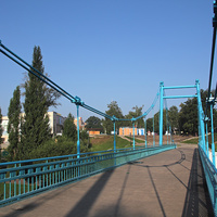 Пешеходный мостик через Цну