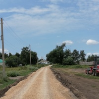 Строительство дороги в Сухочево