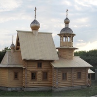 Строящийся храм Александра Невского