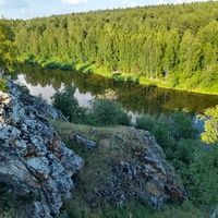 Скалы на реке Чусовая