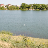 Озеро и пос. Круглое.