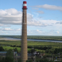 Вид на реку Вычегда.