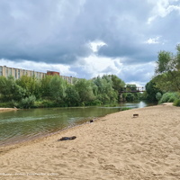 Река Киржач, городской пляж