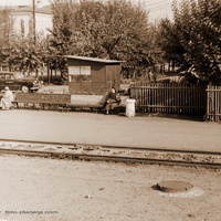 Петушки,  вид с платформы вокзала, 1967 г.