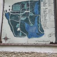 Карта парка усадьбы Оханович.
