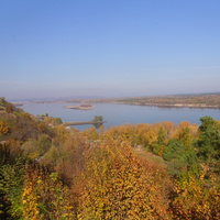 Вид на Днепр с Чернечей (Тарасовой) горы.