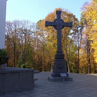 Памятник-крест что стоял на могиле Т Г Шевченко с 1884 по 1923г.Шевченковский национальный заповедник.
