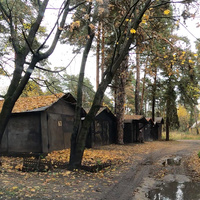 Бывший военный городок Крутышки, гаражи