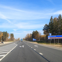 Поворот с Ярославского шоссе