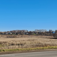 Панорама д. Ульяниха,  вид со стороны пос. Белая Речка