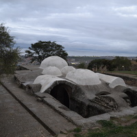 Ханская баня (XVI-XVII) расположена в северо-западной части крепости "Нарын-Кала"