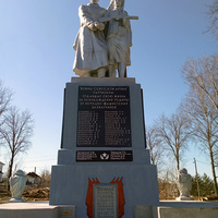 Памятник жителям г.п.Бобр, погибшим на фронтах ВОВ.