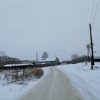 Зимняя улица. Деревня Большая Драгунская