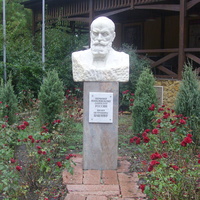 Памятник И.П. Павлову на территории санатория им. Павлова на ул. Ленина