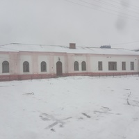 Железнодорожная станция Весёлый Подол. Вид со стороны города.