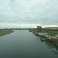 Река Матыра. Вид с ж/д моста