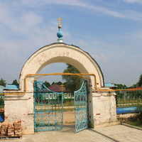 Давыдово, ворота ограды Преображенской церкви