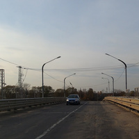Автомобильный путепровод через железнодорожные пути Ярославского региона Северной железной дороги