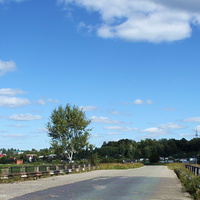Панорама Литвинова от моста через р. Пекша
