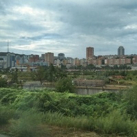 Владивосток из окна поезда