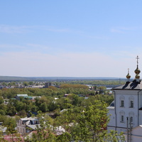 Вид со смотровой площадки у памятника "Перпопоселенец"