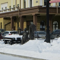 Скульптура "Путейцы"