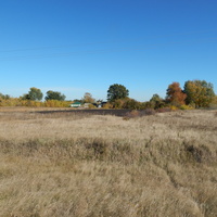 Вид с дороги на деревню Аничково