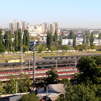Панорама новой части города.