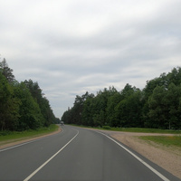 Большая Козловка, поворот с шоссе