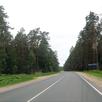 Малая Козловка, поворот с шоссе