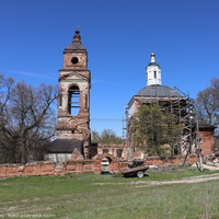 Нижний Шкафт, церковь Петра и Павла.