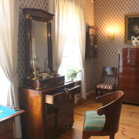 В дом-музее П.А. и В.П. Ганнибалов.