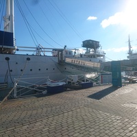 Научно-исследовательское судно "Витязь" - экспозиция Музея Мирового океана у набережной Петра Великого