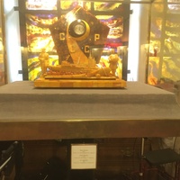 В Музее янтаря в башне Дона. Часы "Эпоха", изготовленные в 1960 году.
