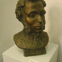 В Музее изобразительных искусств. Шульц Г. А. "А.С. Пушкин". 60-е