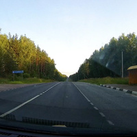 Шатурское шоссе, поворот на деревню Кузяевская