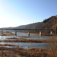 Мундыбаш, Мост через р.Кондома.
