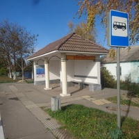 Автобусная остановка на Асфальтной улице