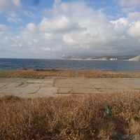 Вертолётная площадка на острове Утриш