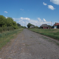 Улица Измайловская почти в центре деревни.