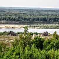 Вид на берега реки Ока