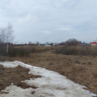 Вид на южную часть села: огороды.