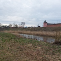 Вид на реку Каменку, Спасскую улицу и стену Спасо-Евфимиего монастыря