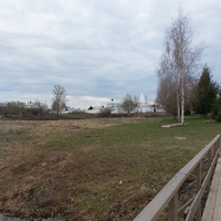 Вид на Покровский монастырь с мостика