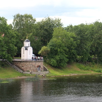 Ольгинская часовня на реке Великой.