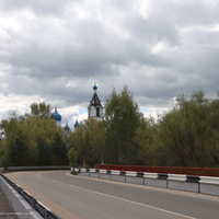 Казанская церковь и мост через р. Вохонку