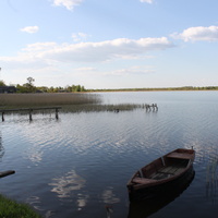 Вид на озеро Свирь с улицы Набережной