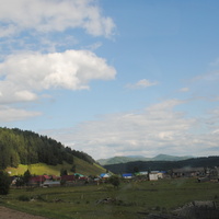 Въезд со стороны Горно-Алтайска.