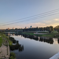 Река Тверца в сторону улицы Карла Маркса