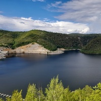 Дамба на Юмагузинском водохранилище